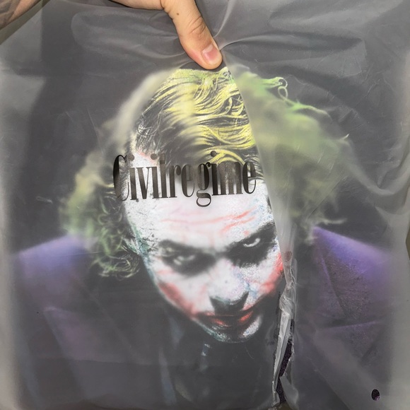 CIVIL REGIME X DARC SPORT X BATMAN X HEATH LEDGER THE JOKER HOODIE - Picture 5 of 8